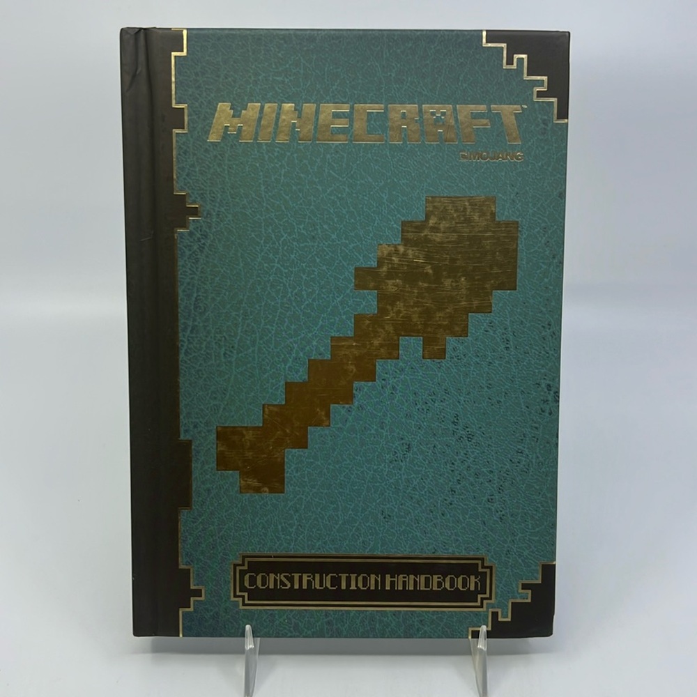 Minecraft Constructionn Handbook Hardcover Mojang 2014 Lease See Photos